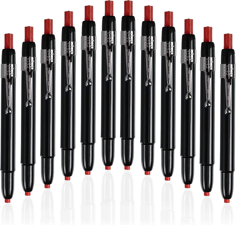 Listo 1620 - Box of 12 - RED COLOR - China Markers/Grease Pencils/China Marking Pencils/Wax Pencils - Image 1